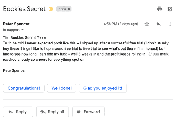 Bookies Secret testimonial desktop 5